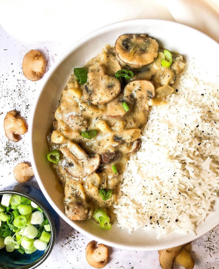 Creamy Mushroom Stroganoff