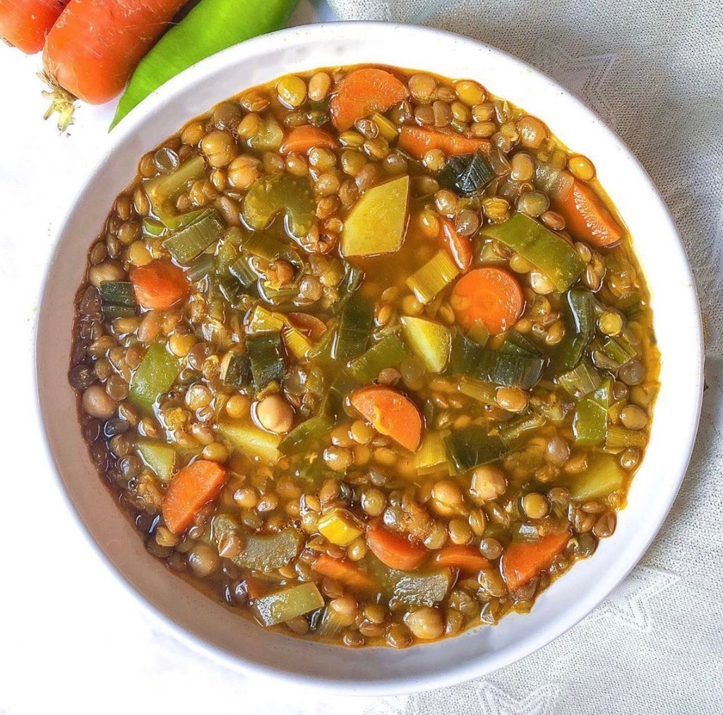 Winter Vegetable and Lentil Soup